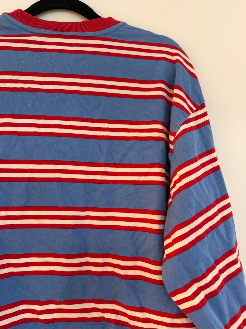 GAP Blue Red White Striped Long Sleeve Tee - Picture 4 of 4